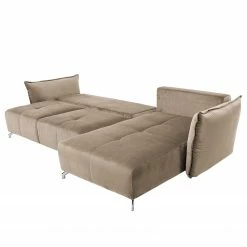 Fredriks Ecksofa Dolgen - Samt - Cappuccino -Wohnzimmermöbel boutique en ligne 1000166887 190502 13152500554 GALLERYIMAGES P000000001000166887