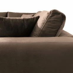 Jack & Alice Ecksofa Oakey I - Samt - Braun - Ecke davorstehend links -Wohnzimmermöbel boutique en ligne 1000166916 190502 13161300947 GALLERYIMAGES P000000001000166916