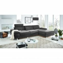 Fredriks Ecksofa Mundau I - Webstoff - Dunkelgrau - Longchair davorstehend rechts 13 Fredriks Ecksofa Mundau I - Webstoff - Dunkelgrau - Longchair davorstehend rechts -Wohnzimmermöbel boutique en ligne 1000167246 190329 09291900004 MOOD GALLERYIMAGES P000000001000167246 mood