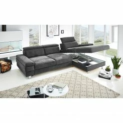 Fredriks Ecksofa Mundau I - Webstoff - Dunkelgrau - Longchair davorstehend rechts 16 Fredriks Ecksofa Mundau I - Webstoff - Dunkelgrau - Longchair davorstehend rechts -Wohnzimmermöbel boutique en ligne 1000167246 190329 09291900007 MOOD GALLERYIMAGES P000000001000167246 mood