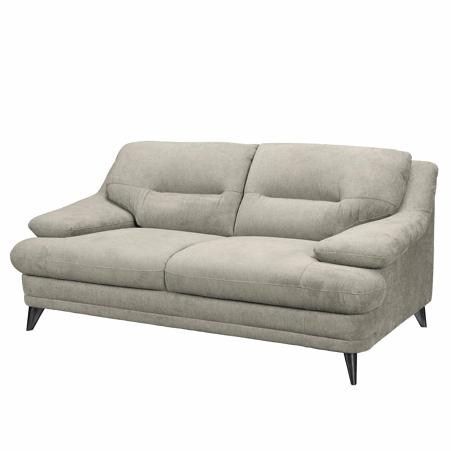 Fredriks Sofa Lutz I (2-Sitzer) - Microfaser - Sandgrau 1 Fredriks Sofa Lutz I (2-Sitzer) - Microfaser - Sandgrau