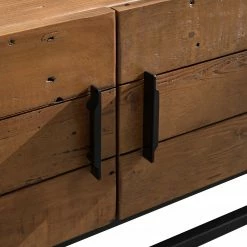 Ars manufacti TV-Lowboard Grasby III - Altholz Pinie / Metall - Pinie Dunkel / Schwarz -Wohnzimmermöbel boutique en ligne 1000168568 191126 17373600040 DETAILS P000000001000168568