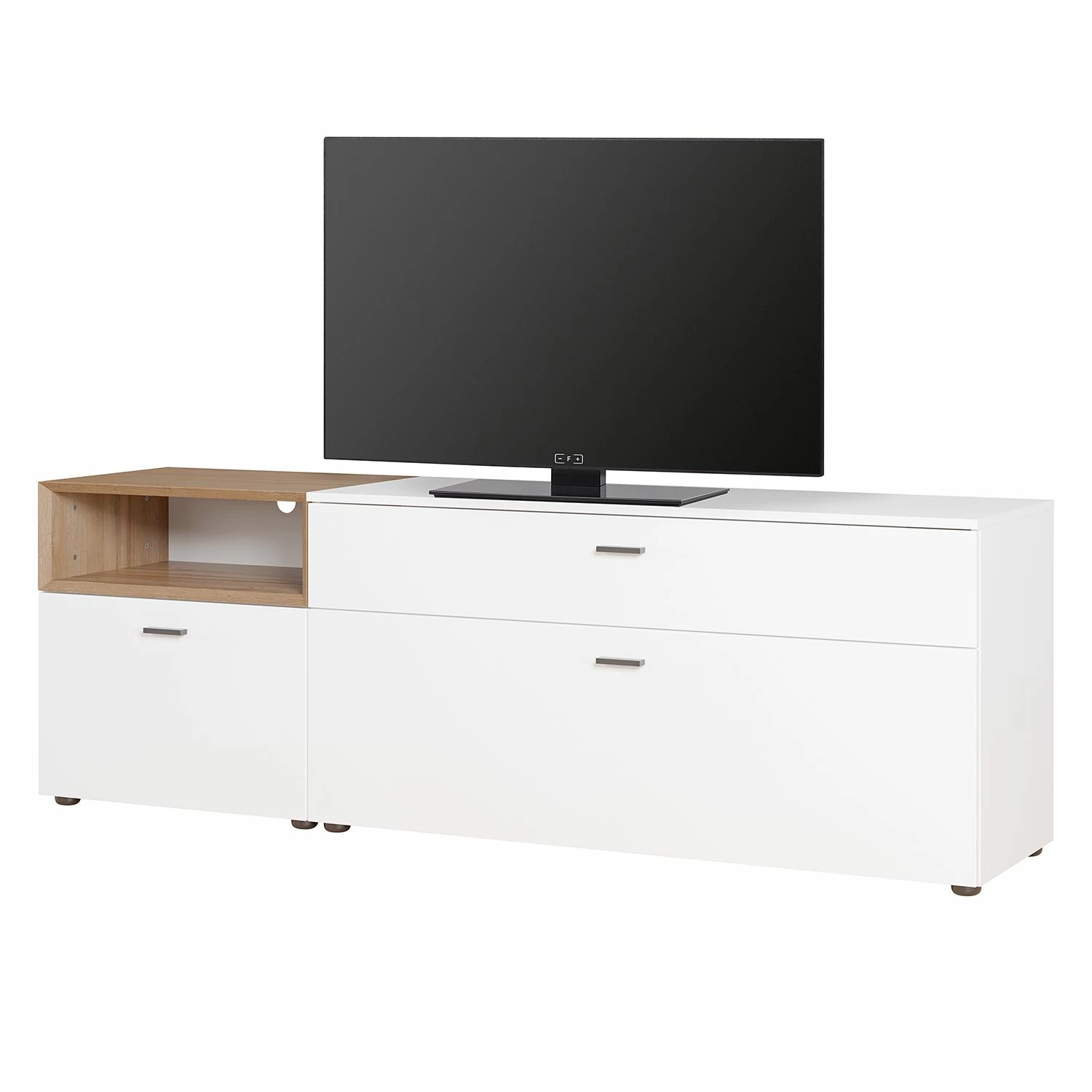 Germania Wohnwand Coruna I (2-teilig) - Weiß / Eiche Grandson Dekor 3 Germania Wohnwand Coruna I (2-teilig) - Weiß / Eiche Grandson Dekor – Bild 3