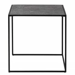 Fredriks Beistelltisch Vines (3er-Set) - Metall - Beton Dekor / Schwarz -Wohnzimmermöbel boutique en ligne 1000170580 200313 06455300036 DETAILS P000000001000170580