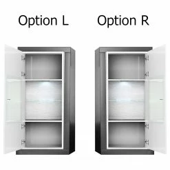 Loftscape Hängevitrine Curlewis - Hochglanz Weiß / Anthrazit 11 Loftscape Hängevitrine Curlewis - Hochglanz Weiß / Anthrazit -Wohnzimmermöbel boutique en ligne 1000171309 190424 07575300007 GALLERYIMAGES P000000001000171309