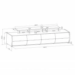 Loftscape Wohnwand Mury (4-teilig) - Hochglanz Weiß / Anthrazit 22 Loftscape Wohnwand Mury (4-teilig) - Hochglanz Weiß / Anthrazit -Wohnzimmermöbel boutique en ligne 1000171335 190424 07575900122 GALLERYIMAGES P000000001000171335