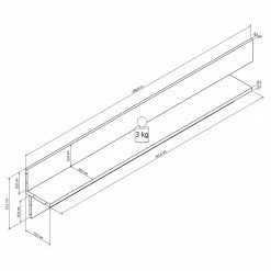 Loftscape Wohnwand Moitin (4-teilig) - Hochglanz Schwarz / Schwarz -Wohnzimmermöbel boutique en ligne 1000171354 190424 07580400282 GALLERYIMAGES P000000001000171354