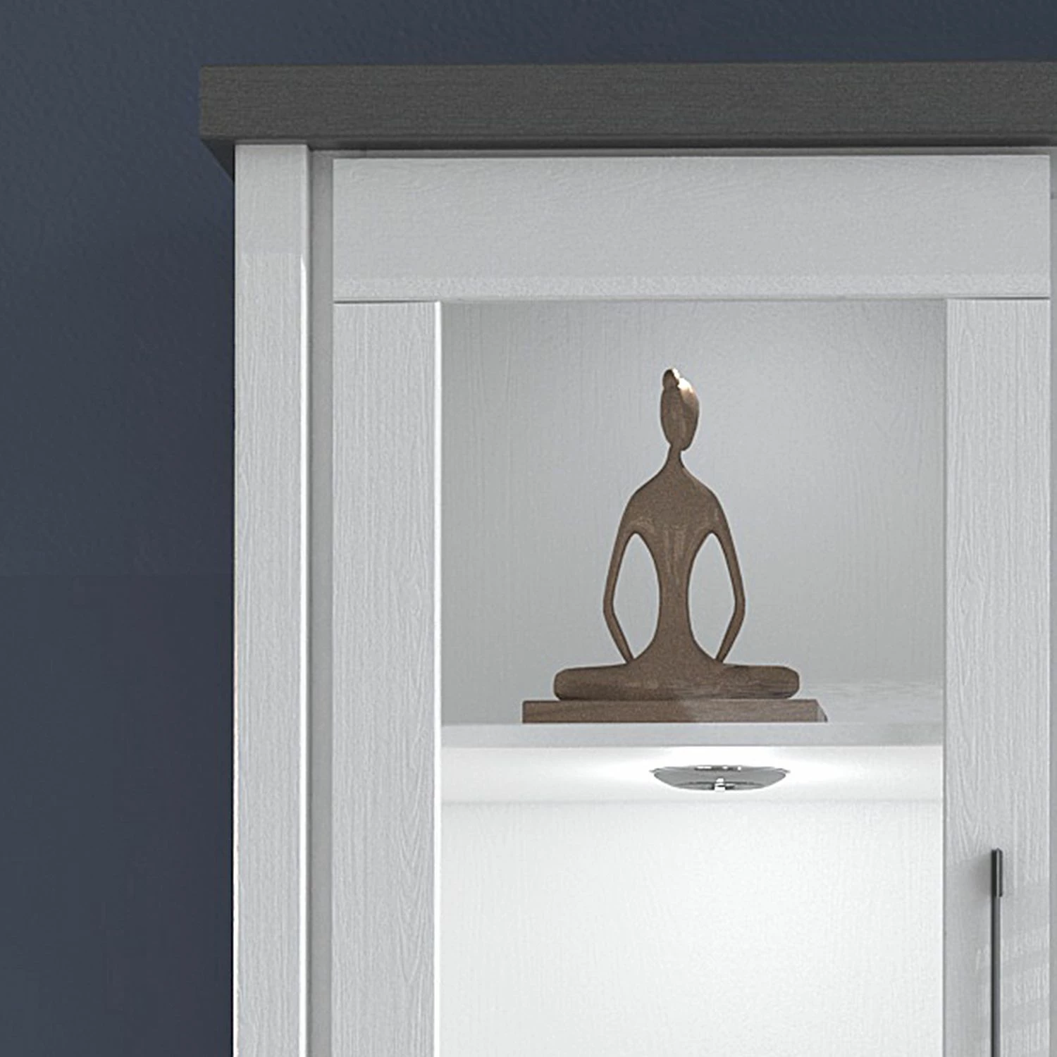 Ridgevalley Buffet Touros - Kiefer massiv - Kiefer Weiß / Grau 7 Ridgevalley Buffet Touros - Kiefer massiv - Kiefer Weiß / Grau – Bild 7