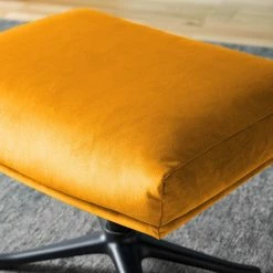 Studio Copenhagen Polsterhocker Garbo VI - Samt Shyla: Senfgelb - Schwarz -Wohnzimmermöbel boutique en ligne 1000172550 200106 10522500278 DETAILS P000000001000172550