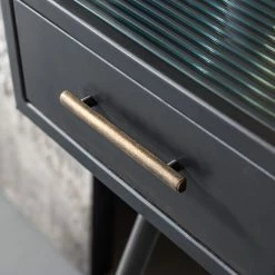 Kare Design Konsolentisch La Gomera - Glas / Stahl - Schwarz / Gold -Wohnzimmermöbel boutique en ligne 1000172867 190429 08142400323 GALLERYIMAGES P000000001000172867