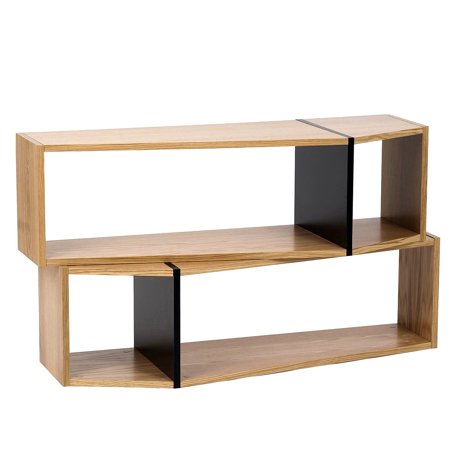 Temahome Regal One - Eiche / Schwarz 10 Temahome Regal One - Eiche / Schwarz – Bild 10