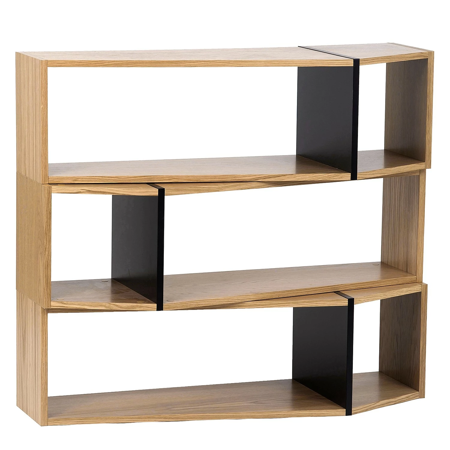 Temahome Regal One - Eiche / Schwarz 11 Temahome Regal One - Eiche / Schwarz – Bild 11