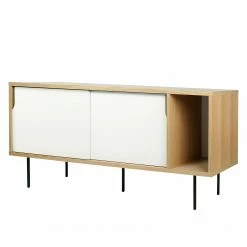 Temahome Sideboard Noa II - Weiß - Eiche