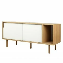 Temahome Sideboard Noa I - Weiß - Eiche