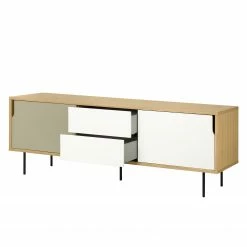 Temahome TV-Lowboard Noa IV - Grauweiß -Wohnzimmermöbel boutique en ligne 1000172916 201016 13364400523 DETAILS P000000001000172916