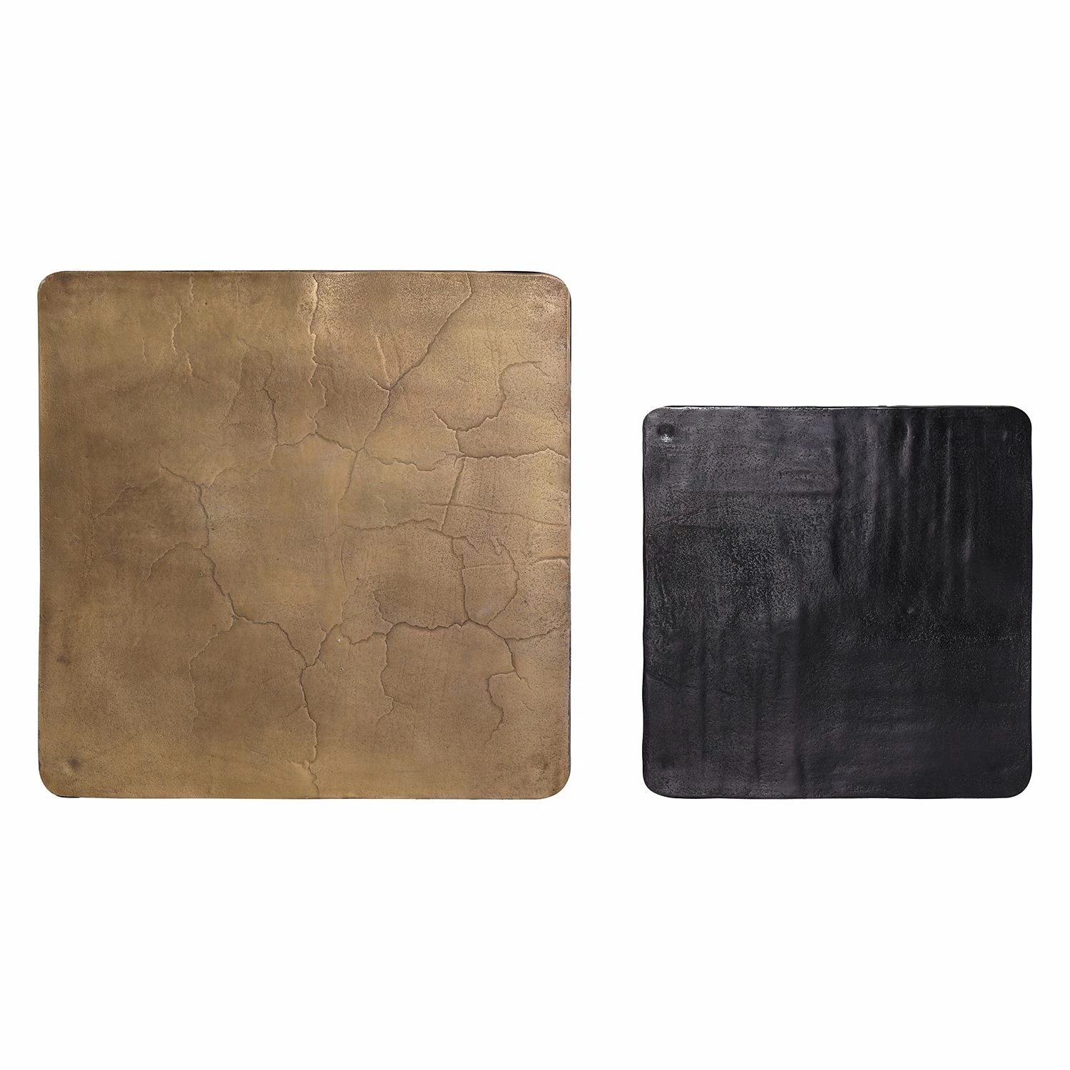 Ars manufacti Couchtisch Tokko (2er-Set) - Eisen - Messing / Schwarz 5 Ars manufacti Couchtisch Tokko (2er-Set) - Eisen - Messing / Schwarz – Bild 5