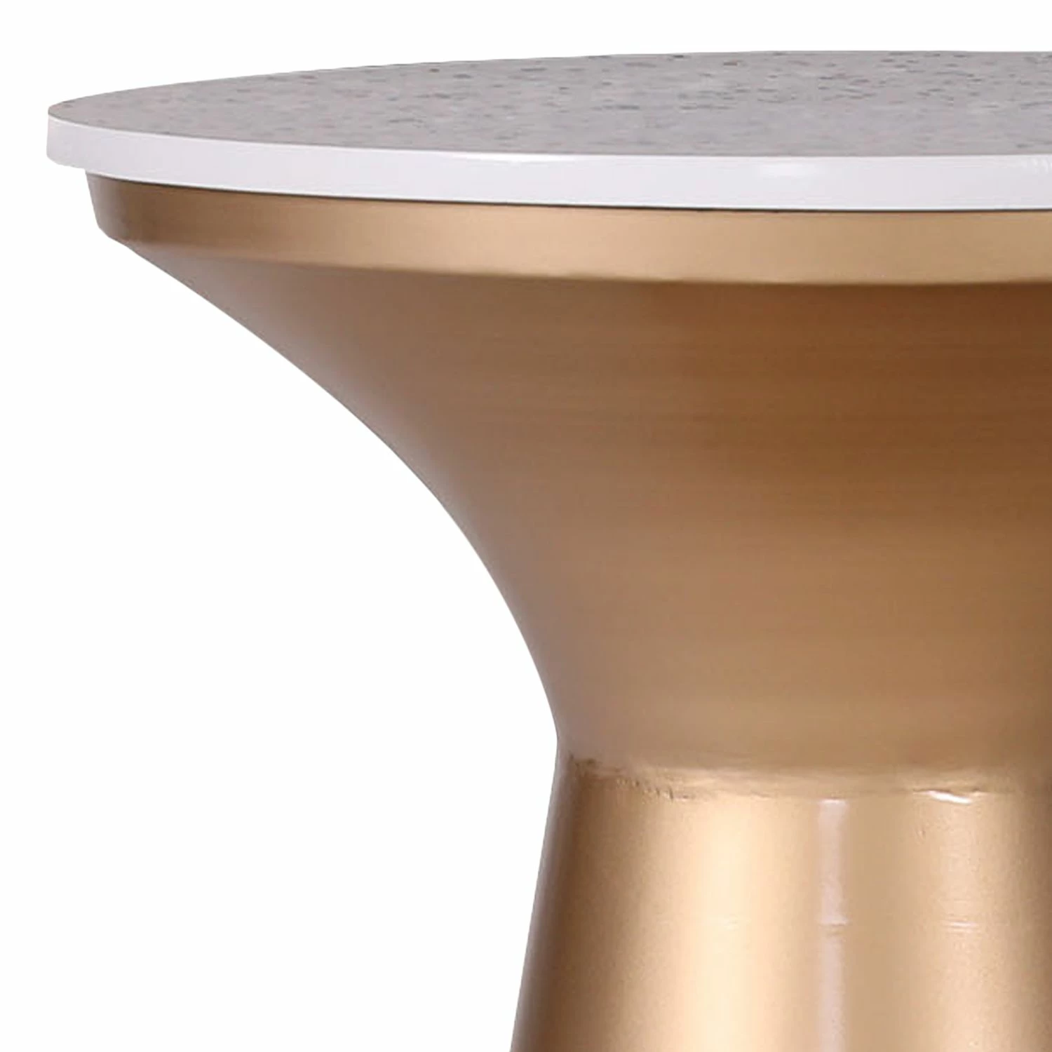 Jack & Alice Beistelltisch Juki - Terrazo / Metall - Mehrfarbig / Gold 2 Jack & Alice Beistelltisch Juki - Terrazo / Metall - Mehrfarbig / Gold – Bild 2