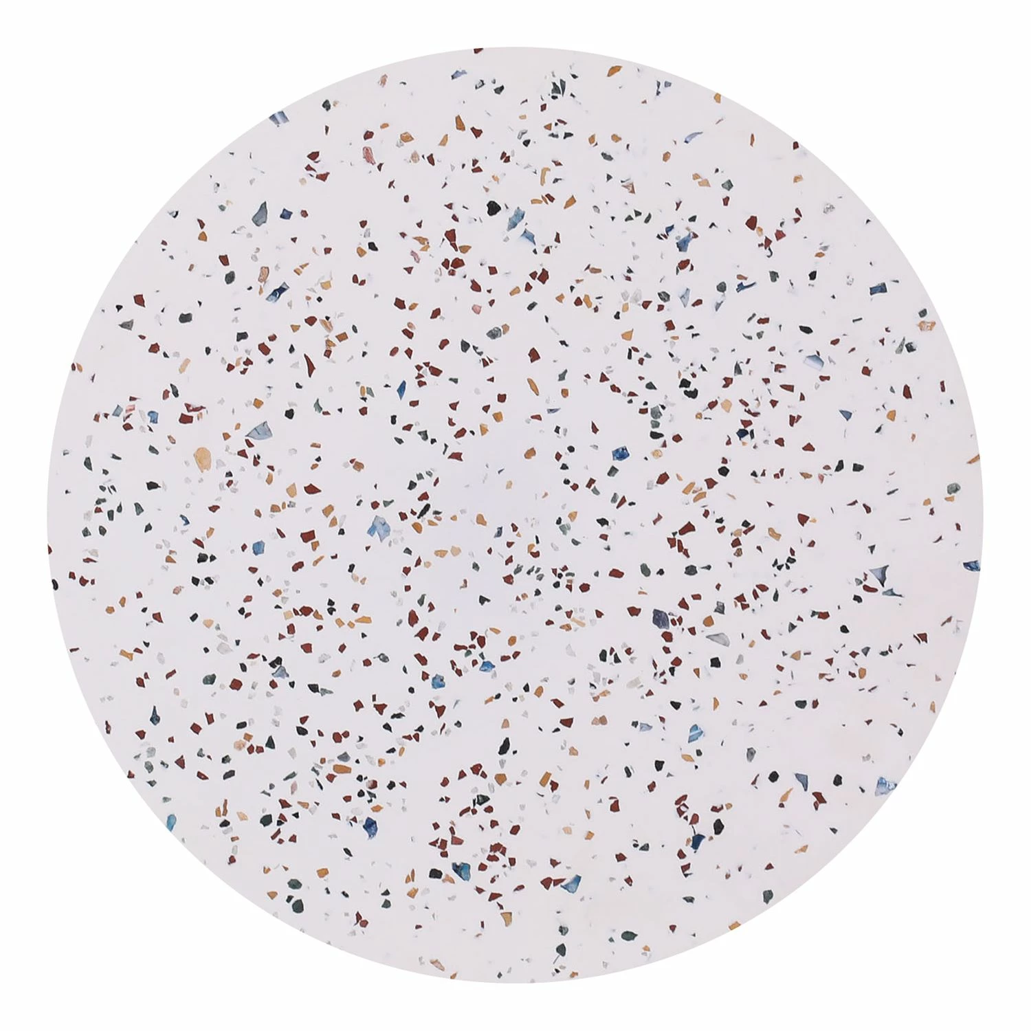 Jack & Alice Beistelltisch Juki - Terrazo / Metall - Mehrfarbig / Gold 4 Jack & Alice Beistelltisch Juki - Terrazo / Metall - Mehrfarbig / Gold – Bild 4