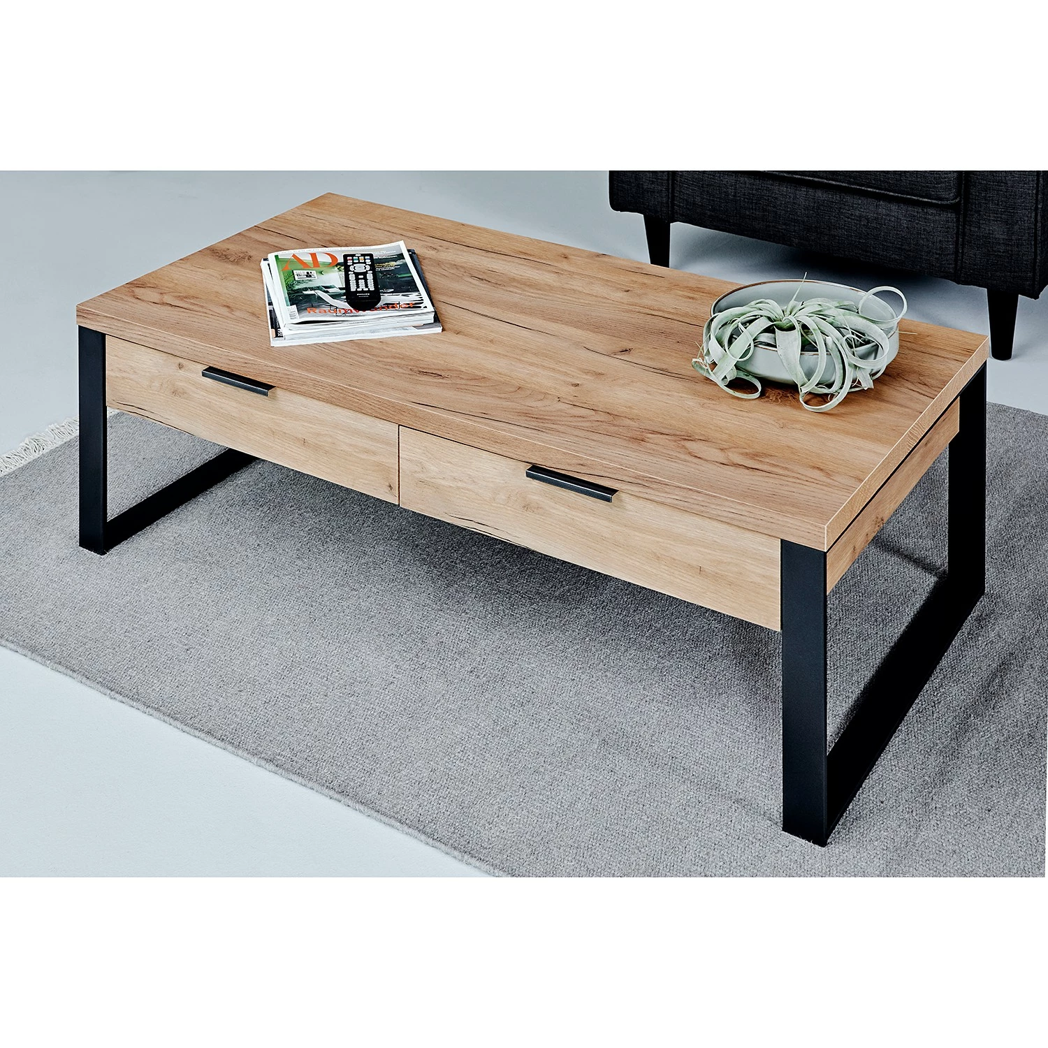 Jahnke Couchtisch Loop - Eiche Dekor 2 Jahnke Couchtisch Loop - Eiche Dekor – Bild 2