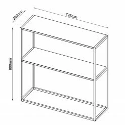 Norrwood Regal Cascavel - Schwarz -Wohnzimmermöbel boutique en ligne 1000174097 190524 15511600044 GALLERYIMAGES P000000001000174097