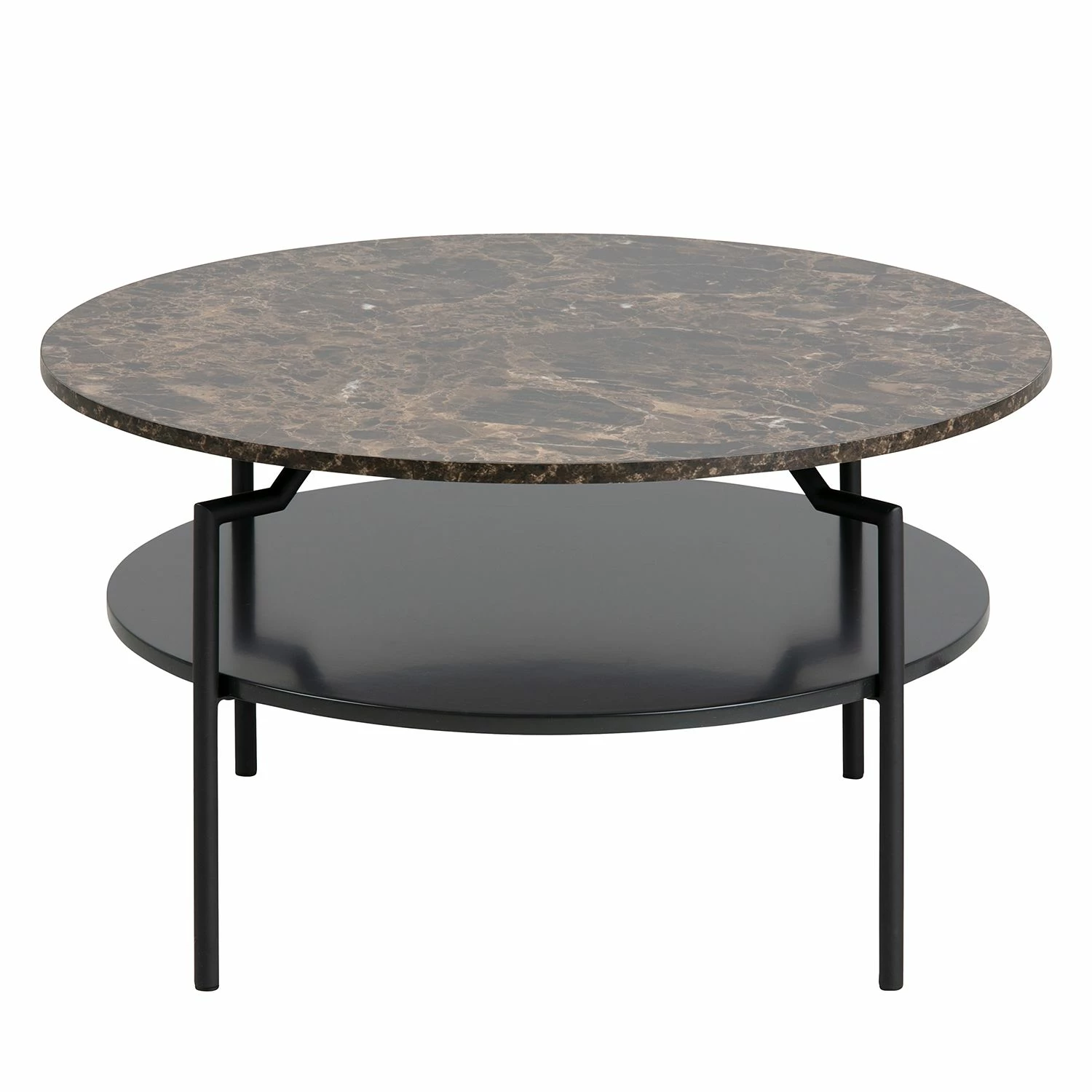 Norrwood Couchtisch Borgloon - Marmor Braun Dekor 2 Norrwood Couchtisch Borgloon - Marmor Braun Dekor – Bild 2