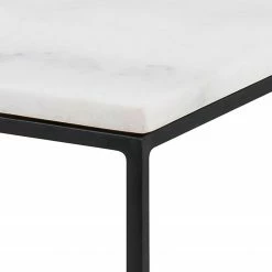 Norrwood Couchtisch Rocklea II - Marmor / Metall - Marmor Weiß / Schwarz -Wohnzimmermöbel boutique en ligne 1000174117 190524 15511900127 GALLERYIMAGES P000000001000174117