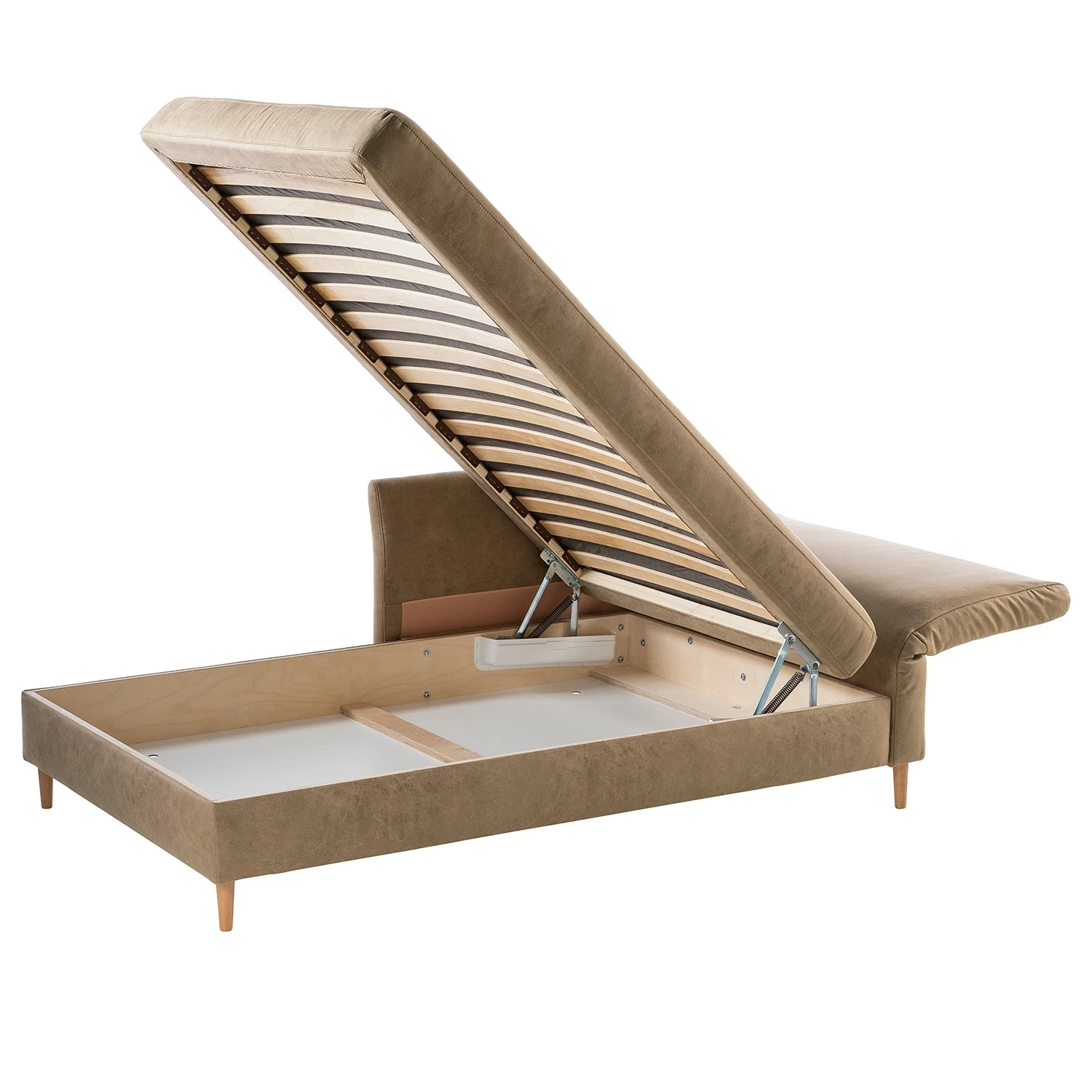 Ars Natura Recamiere Hillarys III - Antiklederlook - Latte Macchiato - Breite: 110 cm - Armlehne davorstehend rechts 7 Ars Natura Recamiere Hillarys III - Antiklederlook - Latte Macchiato - Breite: 110 cm - Armlehne davorstehend rechts – Bild 7