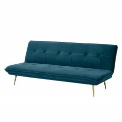 Jack & Alice Schlafsofa Timbo - Samt - Marineblau