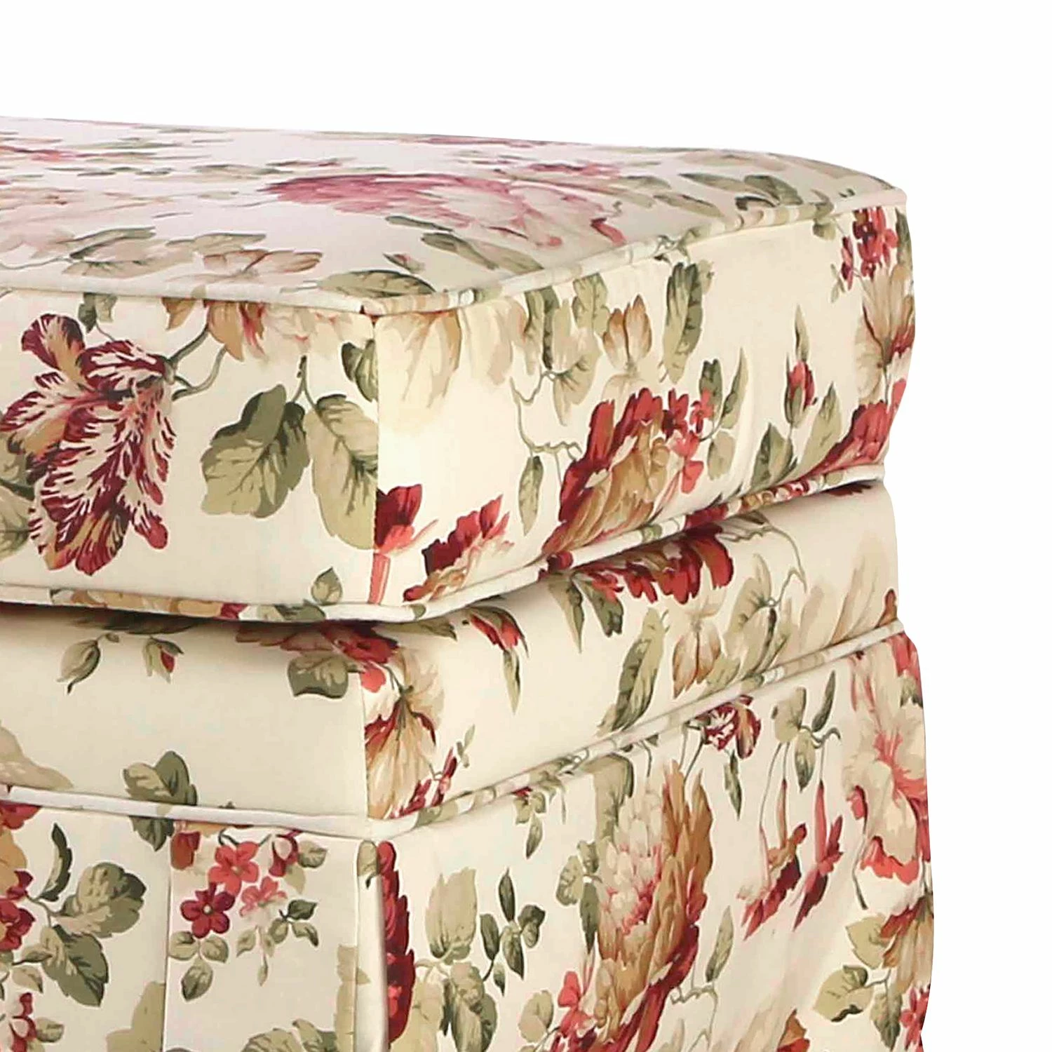 Ridgevalley Hocker Rubik - Baumwollstoff - Cremeweiß 2 Ridgevalley Hocker Rubik - Baumwollstoff - Cremeweiß – Bild 2