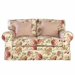 Ridgevalley Sofa Rubik (2-Sitzer) - Baumwollstoff - Cremeweiß