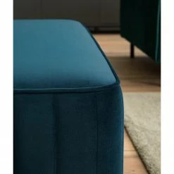 Jack & Alice Polsterhocker Raich I - Samt - Dunkelblau -Wohnzimmermöbel boutique en ligne 1000175669 200701 13342900002 DETAILS P000000001000175669