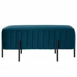 Jack & Alice Polsterhocker Raich I - Samt - Dunkelblau -Wohnzimmermöbel boutique en ligne 1000175669 220729 030 DETAILS P000000001000175669