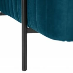 Jack & Alice Polsterhocker Raich I - Samt - Dunkelblau -Wohnzimmermöbel boutique en ligne 1000175669 220729 070 DETAILS P000000001000175669