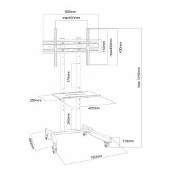 VCM TV-Rack B-MS - Höhe: 125 cm 5 VCM TV-Rack B-MS - Höhe: 125 cm -Wohnzimmermöbel boutique en ligne 1000176162 190604 06452700256 GALLERYIMAGES P000000001000176162