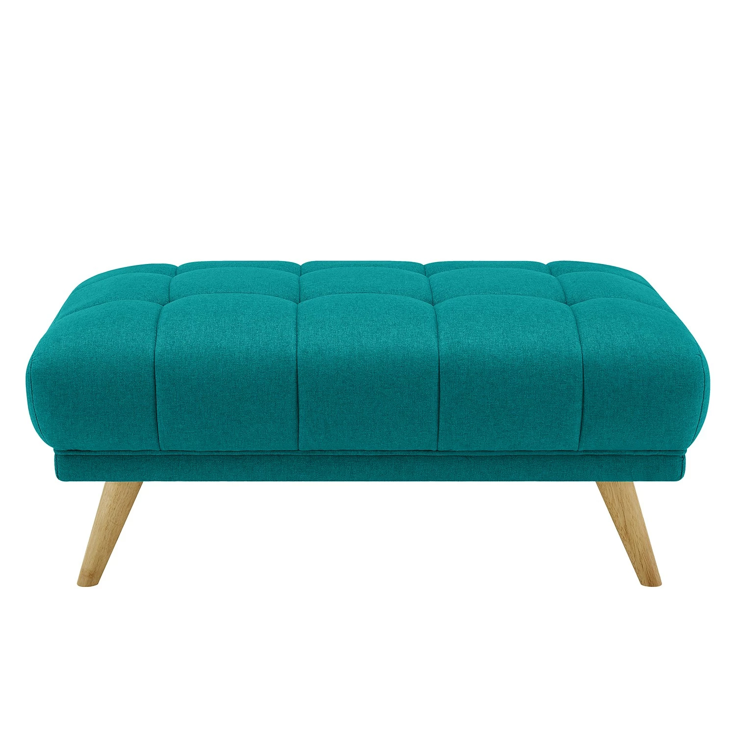 Mørteens Polsterhocker Cameta - Webstoff - Türkis 5 Mørteens Polsterhocker Cameta - Webstoff - Türkis – Bild 5