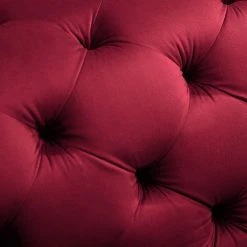 Jack & Alice Ecksofa Leominster - Samt - Bordeaux - Ottomane davorstehend links -Wohnzimmermöbel boutique en ligne 1000176174 190607 15400300023 GALLERYIMAGES P000000001000176174