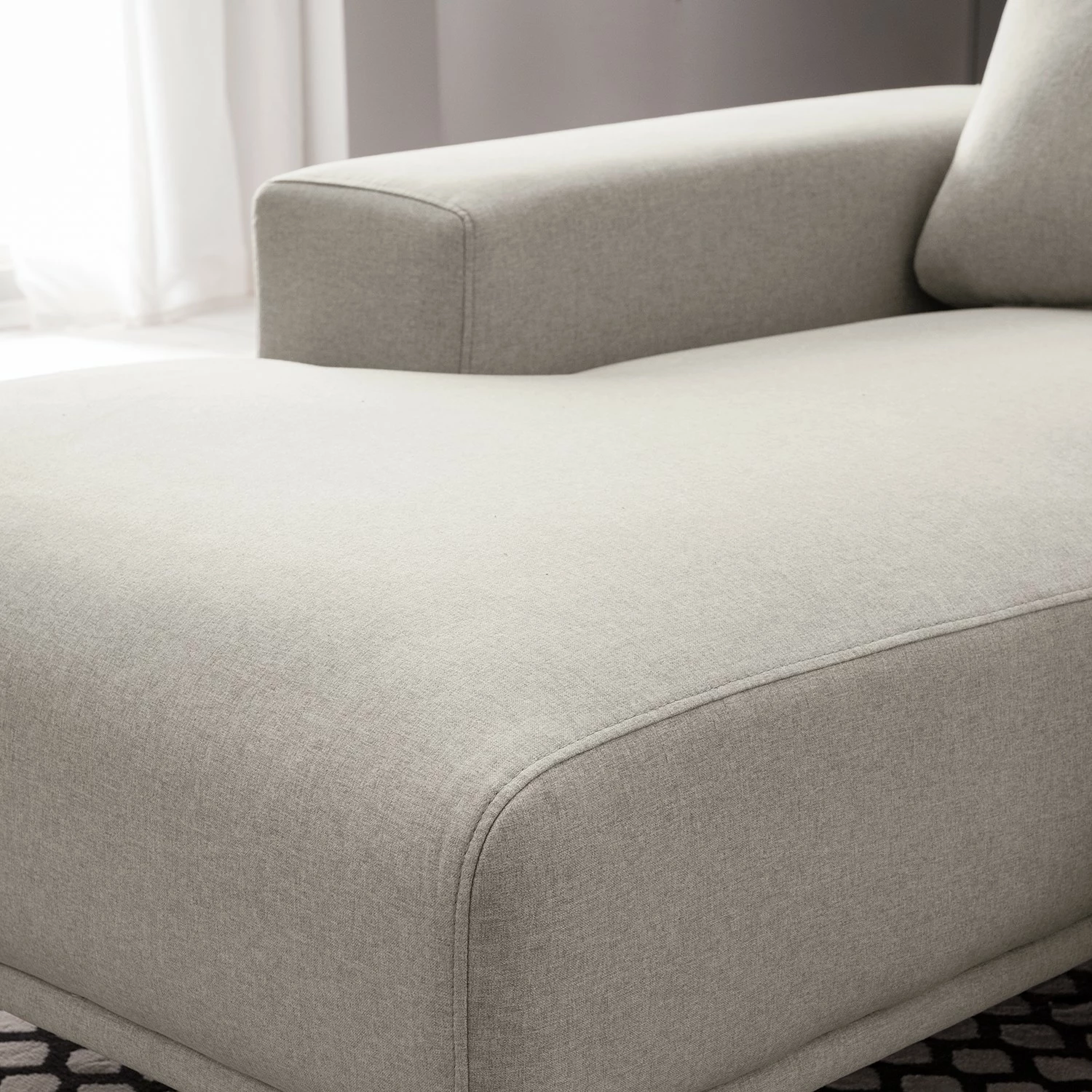 Fredriks Ecksofa CONNOLLY - Webstoff - Longchair davorstehend links 9 Fredriks Ecksofa CONNOLLY - Webstoff - Longchair davorstehend links – Bild 9