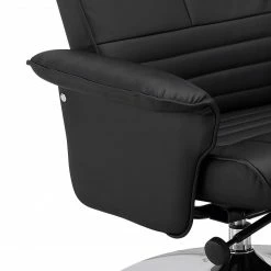 Fredriks Relaxsessel Devato - inkl. Hocker - Kunstleder - Schwarz -Wohnzimmermöbel boutique en ligne 1000176582 191125 07411400015 DETAILS P000000001000176582