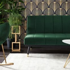 Jack & Alice Schlafsofa Lemming - Samt - Dunkelgrün 26 Jack & Alice Schlafsofa Lemming - Samt - Dunkelgrün -Wohnzimmermöbel boutique en ligne 1000176644 200406 16214700002 DETAILS P000000001000176644
