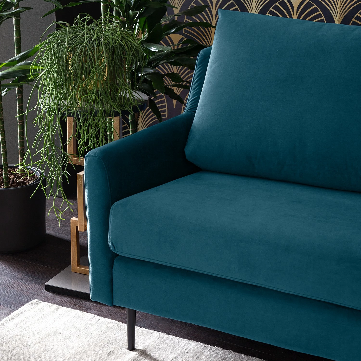 Fredriks Sofa Kenten II (2-Sitzer) - Samt - Marineblau 8 Fredriks Sofa Kenten II (2-Sitzer) - Samt - Marineblau – Bild 8