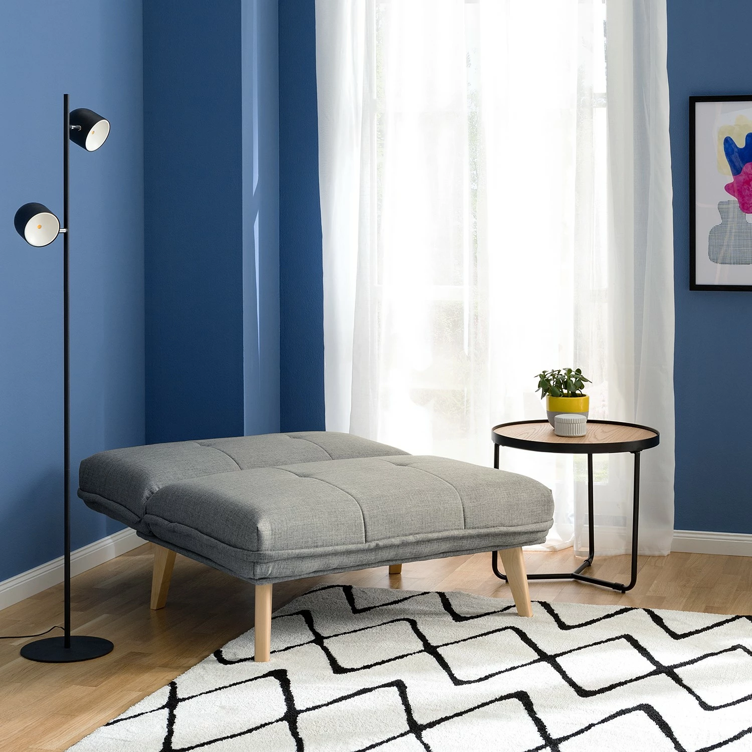 Fredriks Sessel Tibagi - Webstoff - Grau 3 Fredriks Sessel Tibagi - Webstoff - Grau – Bild 3