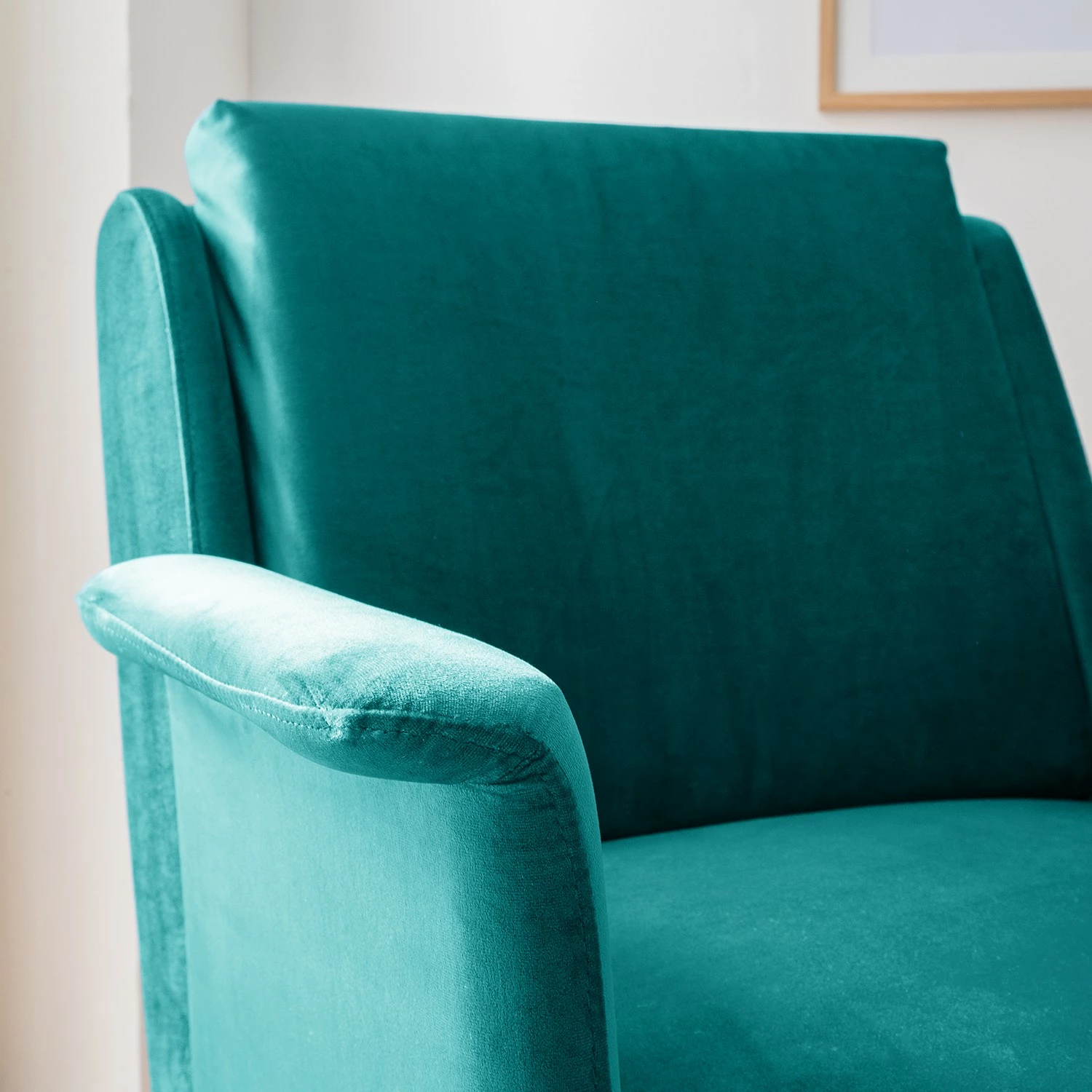 Mørteens Sessel Karnup - Samt - Petrol 12 Mørteens Sessel Karnup - Samt - Petrol – Bild 12