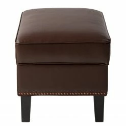 Maison Belfort Polsterhocker Migron - Kunstleder - Braun -Wohnzimmermöbel boutique en ligne 1000176673 201026 16355300073 DETAILS P000000001000176673