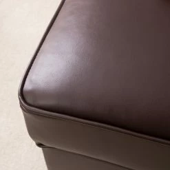 Maison Belfort Polsterhocker Migron - Kunstleder - Braun -Wohnzimmermöbel boutique en ligne 1000176673 210504 13363600047 DETAILS P000000001000176673