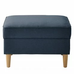 Mørteens Polsterhocker Boddin I - Webstoff - Jeansblau -Wohnzimmermöbel boutique en ligne 1000176674 201026 16355700081 DETAILS P000000001000176674