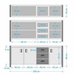 Ars manufacti Sideboard Manchester IV - Akazie massiv / Metall - Akazie / Anthrazit 27 Ars manufacti Sideboard Manchester IV - Akazie massiv / Metall - Akazie / Anthrazit -Wohnzimmermöbel boutique en ligne 1000176686 200506 16090500001 SKETCH DETAILS P000000001000176686 sketch