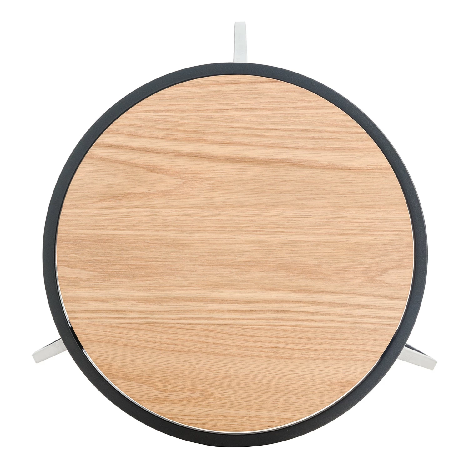 Mørteens Beistelltisch Beerse - Echtholzfurnier - Eiche / Schwarz 6 Mørteens Beistelltisch Beerse - Echtholzfurnier - Eiche / Schwarz – Bild 6