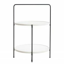 Mørteens Beistelltisch Luki - Matt Weiß / Schwarz -Wohnzimmermöbel boutique en ligne 1000176753 191129 08181500062 DETAILS P000000001000176753