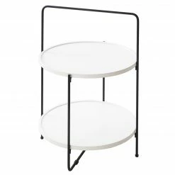 Mørteens Beistelltisch Luki - Matt Weiß / Schwarz -Wohnzimmermöbel boutique en ligne 1000176753 191129 08181500063 DETAILS P000000001000176753