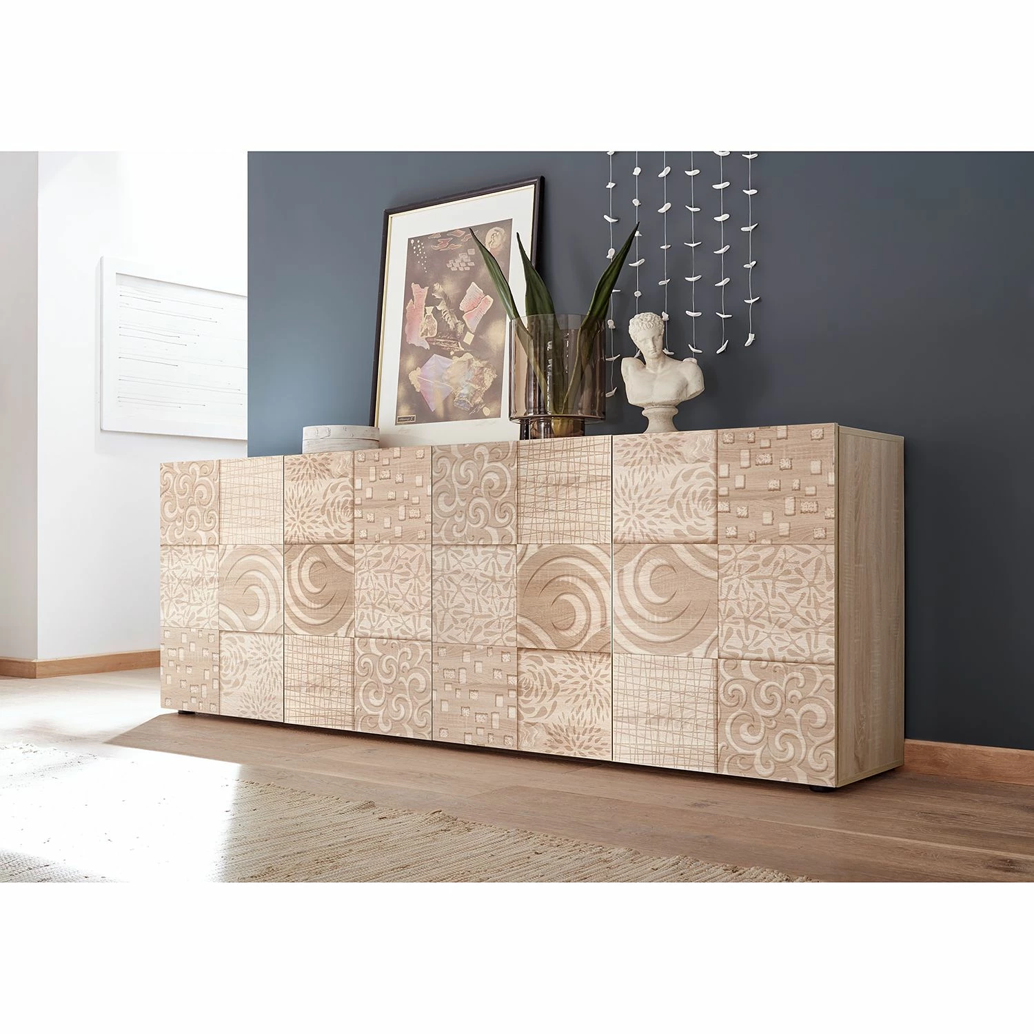 LC Spa Sideboard Miro - Eiche Sonoma Dekor - Breite: 241 cm 2 LC Spa Sideboard Miro - Eiche Sonoma Dekor - Breite: 241 cm – Bild 2